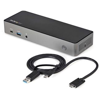 Startech Hybrid Universal Triple Monitor Laptop Docking Station DP