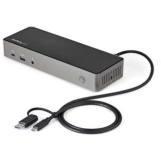 Startech Hybrid Universal Triple Monitor Laptop Docking Station DP