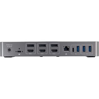 Startech Hybrid Universal Triple Monitor Laptop Docking Station DP