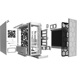 be quiet! SILENT BASE 802 white, Retourenware