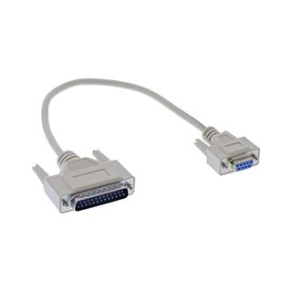 (€15,31*/1m) 0.32m InLine Seriell Anschlusskabel 25pol Stecker