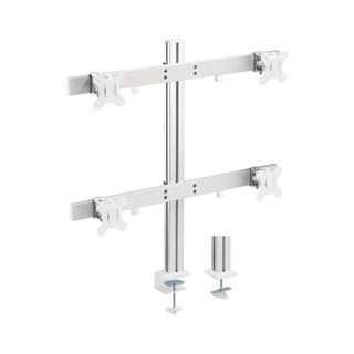 InLine Alumium Monitor-Tischhalterung für 4 Monitore bis