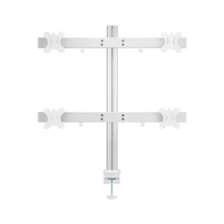 InLine Alumium Monitor-Tischhalterung für 4 Monitore bis