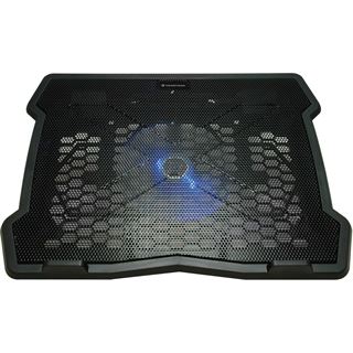 Conceptronic 1-Fan Cooling Pad (15.6")/ schwarz