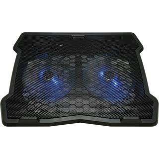 Conceptronic 2-Fan Cooling Pad (15.6")/ schwarz