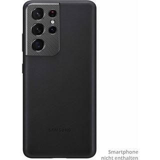 Samsung Leather Cover EF-VG998 für Galaxy S21 Ultra, schwarz