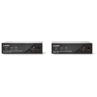Lindy Cat.6 Dual Head HDMI, USB & RS232 Extender