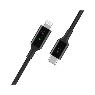 1.20m Belkin Smart LED USB-C auf Lightning Kabel, schwarz