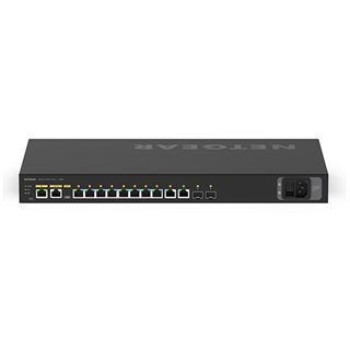 Netgear AV Line M4250 Rackmount Gigabit Managed Switch, 10x RJ-45, 2x
