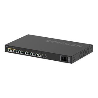 Netgear AV Line M4250 Rackmount Gigabit Managed Switch, 10x RJ-45, 2x