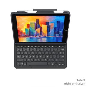 Zagg KEYBOARD PRO KEYS F/ IPAD 10.2" schwarz/grau, DE Layout