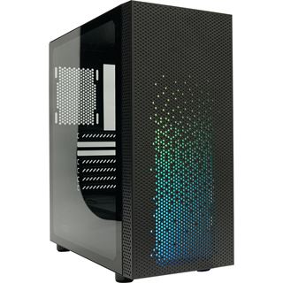 Azza Celesta 340F Midi Tower ohne Netzteil schwarz