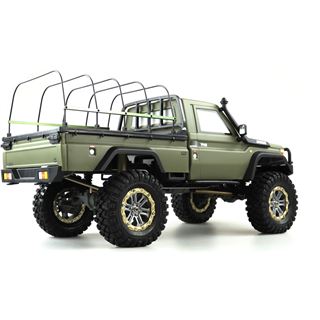 Amewi AMXRock RCX10PS Crawl.Pick-Up Milit.grün 1:10, RTR gra