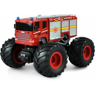 Amewi Monster Feuerw. Truck 1:18, RTR+LED Beleuch.& Sound-ro