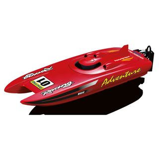 Amewi Rennkatamaran Adventure rot 2,4 GHz 30km/h, 45cm