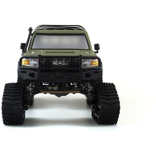 Amewi AMXRock RCX10PTS Crawl.Pick-Up Milit. gr 1:10, RTR gra