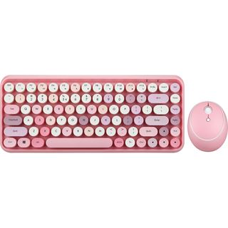 Perixx Periduo 713 Deutsch 2.4 GHz und USB rosa