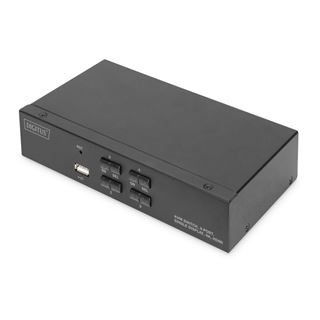 Digitus KVM Switch, 4-Port, Single-Display, 4K, HDMI