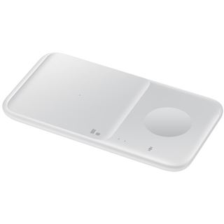 Samsung Wireless Charger Duo P4300 mit Adapter, weiss