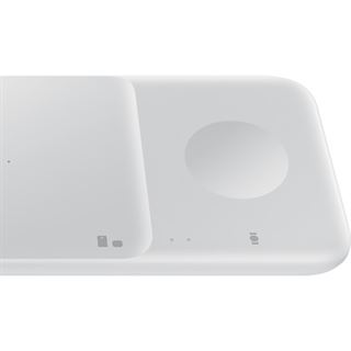 Samsung Wireless Charger Duo P4300 mit Adapter, weiss