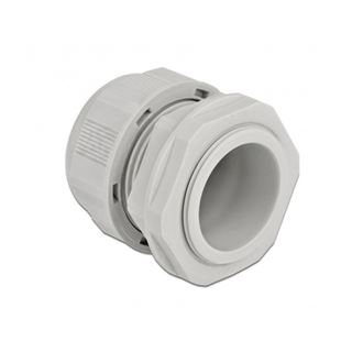 Delock Kabelverschraubung PG29 für Flachkabel grau 2 Stück