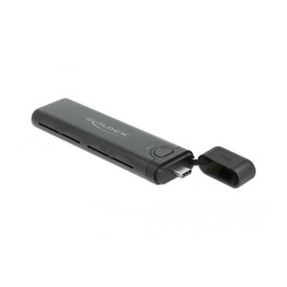 Delock Externes USB Type-C&Ouml; Combo Geh&auml;use f&uuml;r M.2 NVMe