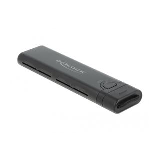 Delock Externes USB Type-C&Ouml; Combo Geh&auml;use f&uuml;r M.2 NVMe