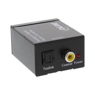 InLine Audio-Konverter Analog zu Digital, AD-Wandler, Eingang 2x