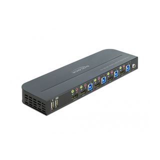 Delock HDMI KVM Switch 4K 60 Hz mit USB 3.0 und Audio (11483)