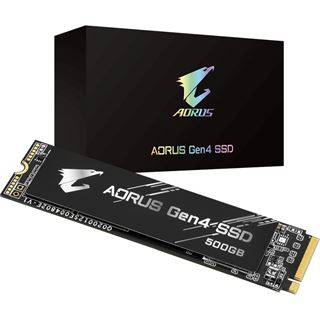 500GB Gigabyte AORUS Gen4 M.2 PCIe 4.0 x4 3D-NAND TLC (GP-AG4500G)