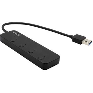 I-TEC USB 3.0 Metal HUB 4 Port mit einzelnen Ein / Aus-Schaltern 4x