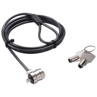 Dicota Sicherheits-T-Lock-Basis 3 x 7 Steckplatz schwarzes Silber