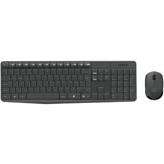 LOGITECH MK235 Wireless Keyboard and Mouse GREY Czech Layout