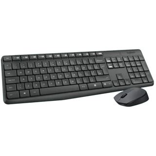 LOGITECH MK235 Wireless Keyboard and Mouse GREY Czech Layout