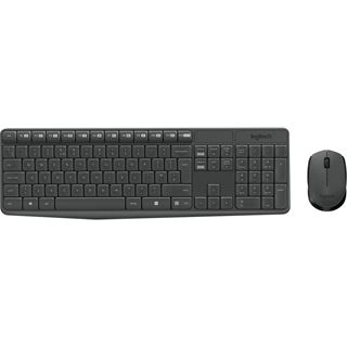LOGITECH MK235 Wireless Keyboard and Mouse GREY Ungarn Layout