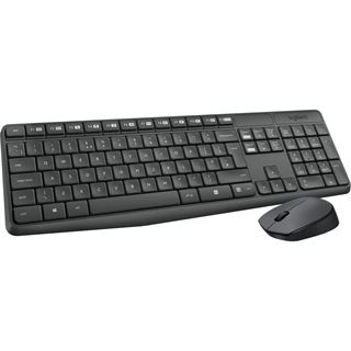 LOGITECH MK235 Wireless Keyboard and Mouse GREY Ungarn Layout