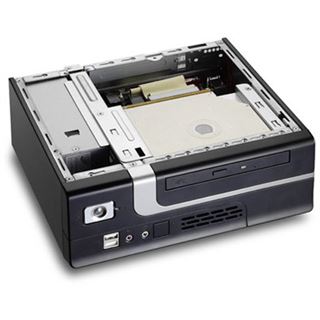 Jou Jye NU-0528i-B-CU Mini ITX Gehaeuse ohne Netzteil mit zwei USB3.0