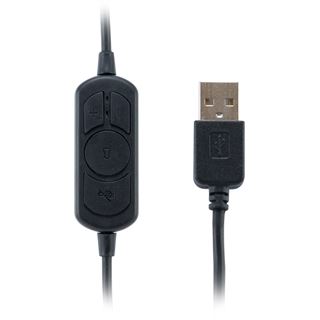 Equip Headset USB 245305, 1.80m Kabel,Mikro,Fernbe.Stereosw