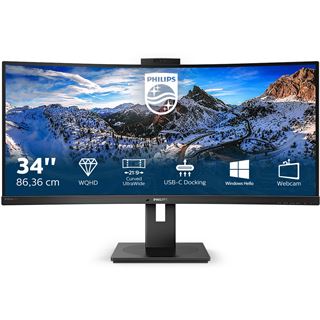 34" (86,36cm) Philips P-Line 346P1CRH schwarz 3440x1440