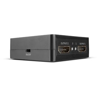 Lindy 2 Port HDMI 18G Splitter, Compact