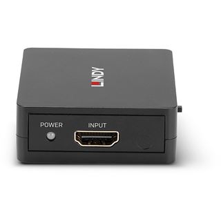 Lindy 2 Port HDMI 18G Splitter, Compact