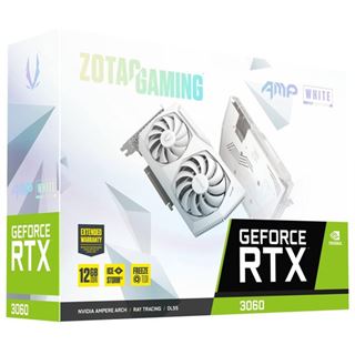 12GB ZOTAC GeForce RTX 3060 AMP White Edition Aktiv PCIe 4.0 x16