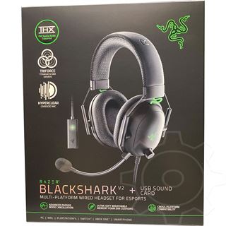 Razer Blackshark V2 + USB Mic Enh. Gaming-Headset