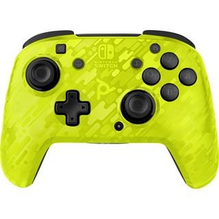 PDP Controller wireless Faceoff Camo Gelb Nintendo Switch