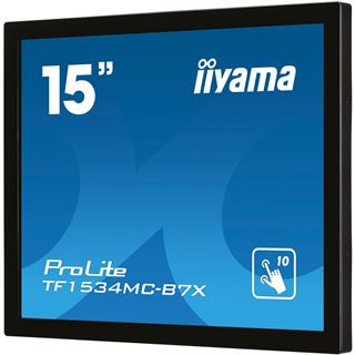 15" (38,10cm) iiyama ProLite TF1534MC-B7X schwarz 1024x768 1xDP