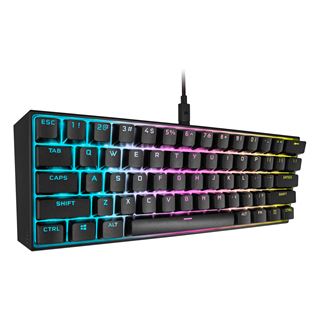 Corsair Gaming K65 RGB Mini CHERRY MX Speed RGB Silver USB Deutsch