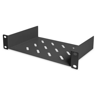 Digitus Fachboden 1HE 254mm (10"), schwarz