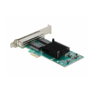 Delock PCI Express x1 Karte 4 x RJ45 Gigabit LAN i350