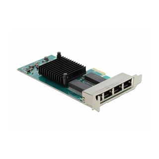 Delock PCI Express x1 Karte 4 x RJ45 Gigabit LAN i350