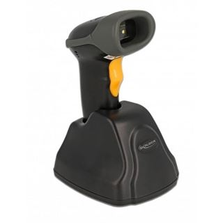 Delock 2,4 GHz Barcode Scanner 1D und 2D mit Ladestation